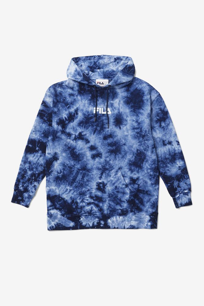 Fila Naisten Huppari Presley Tie Dye Sininen - KDSZ-70913